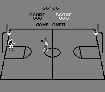 Basketball screen shot title